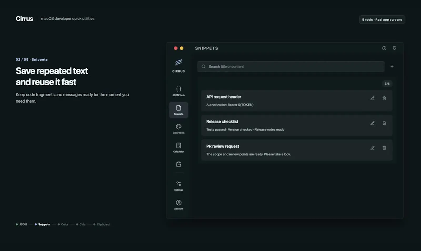 Cirrus screenshot 4