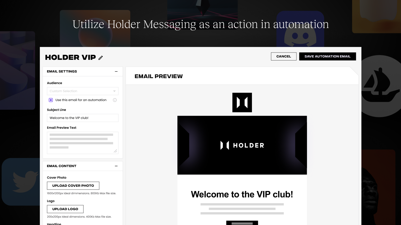 Titular - Automatización de marketing para marcas y creadoras web3. media 4