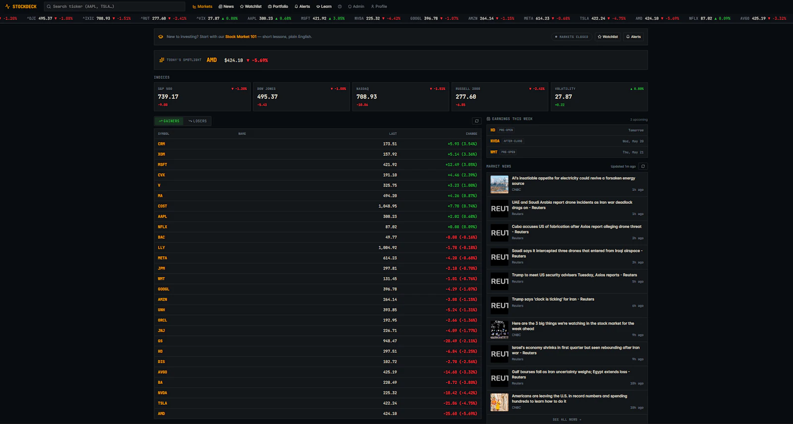 StockDeck screenshot 2