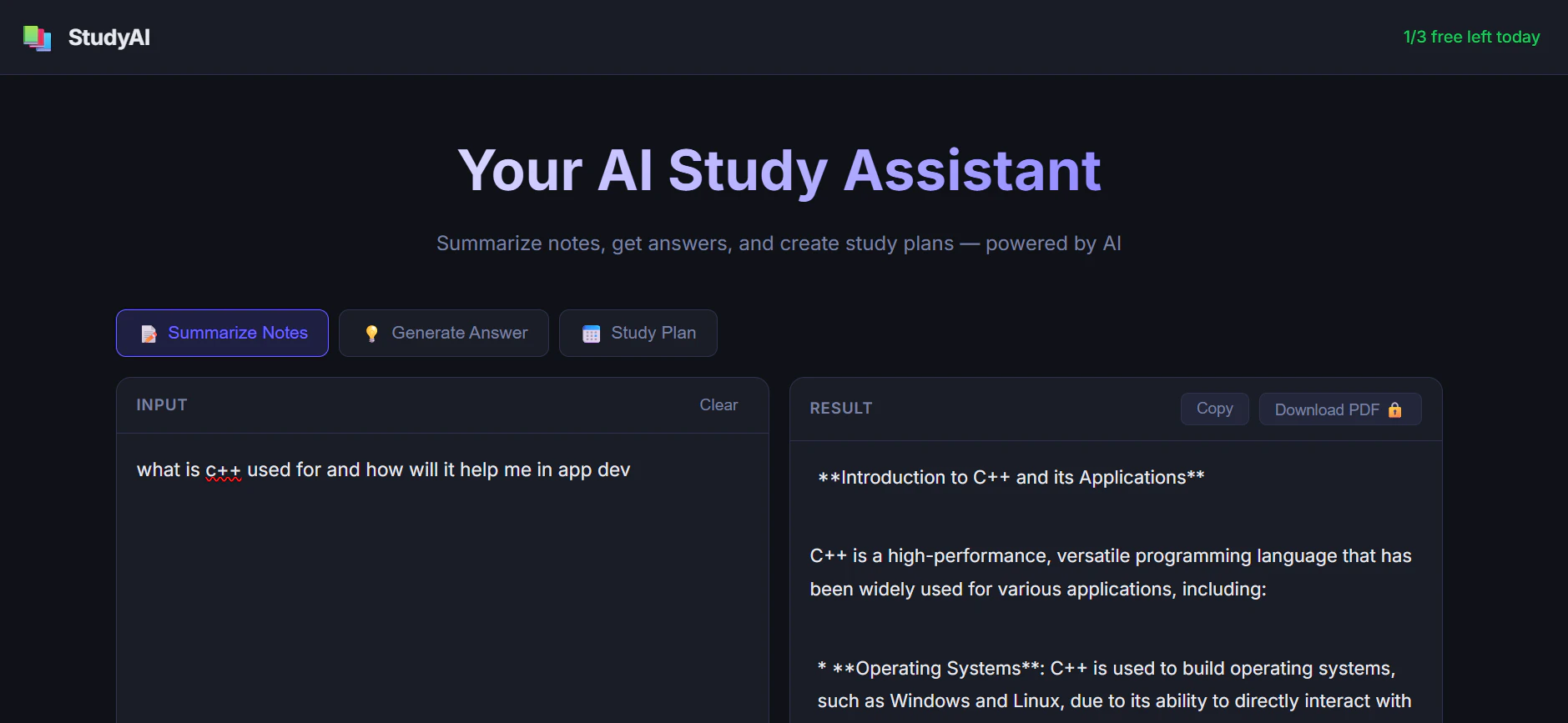 ai_study_helper screenshot 1