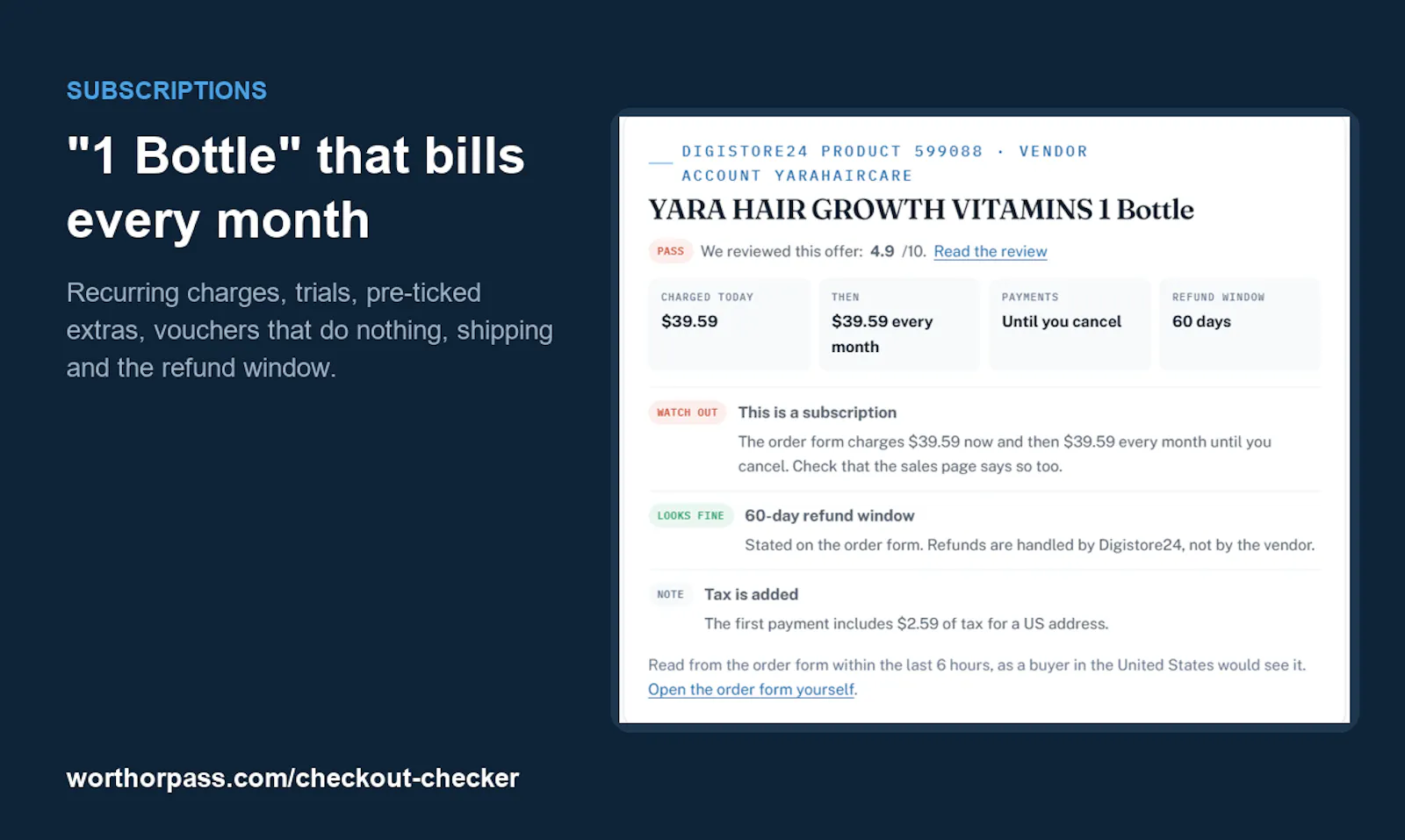 Worthorpass Checkout Checker screenshot 3