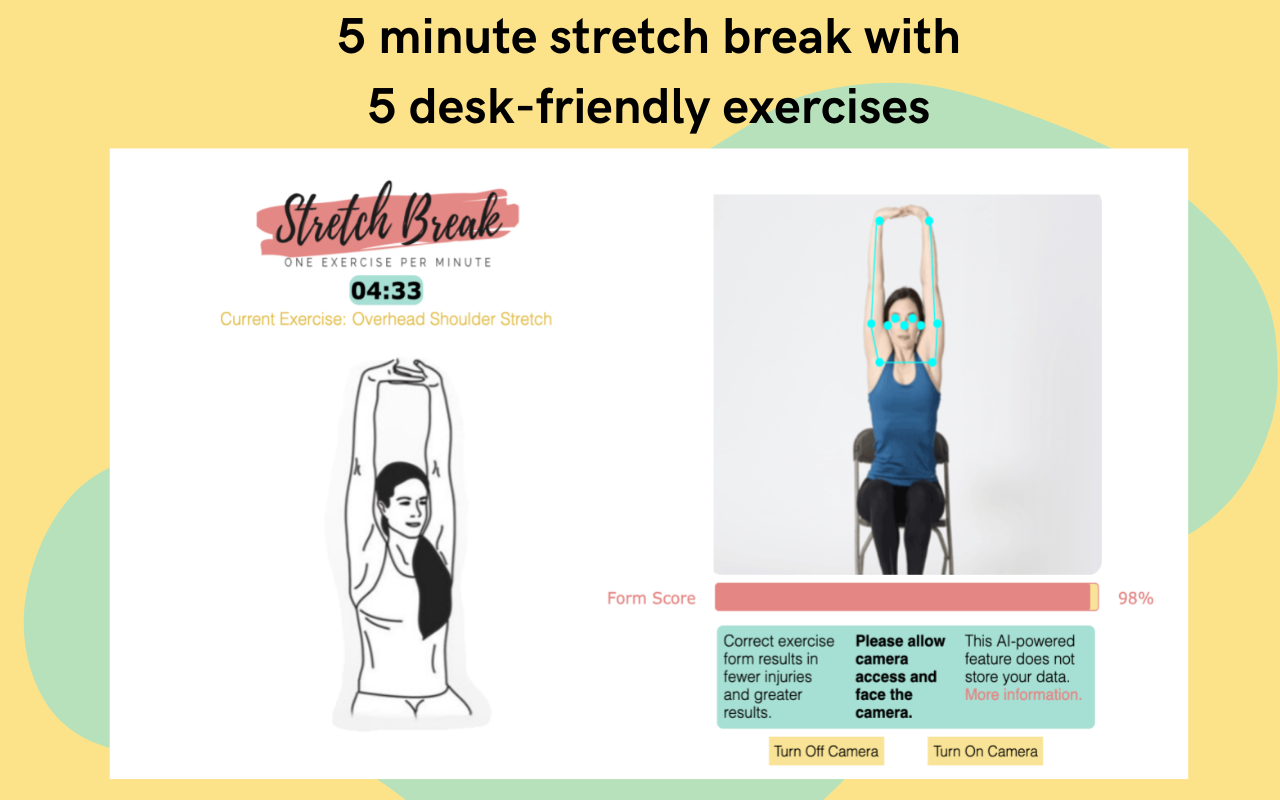 Pomodoro Work + Stretch