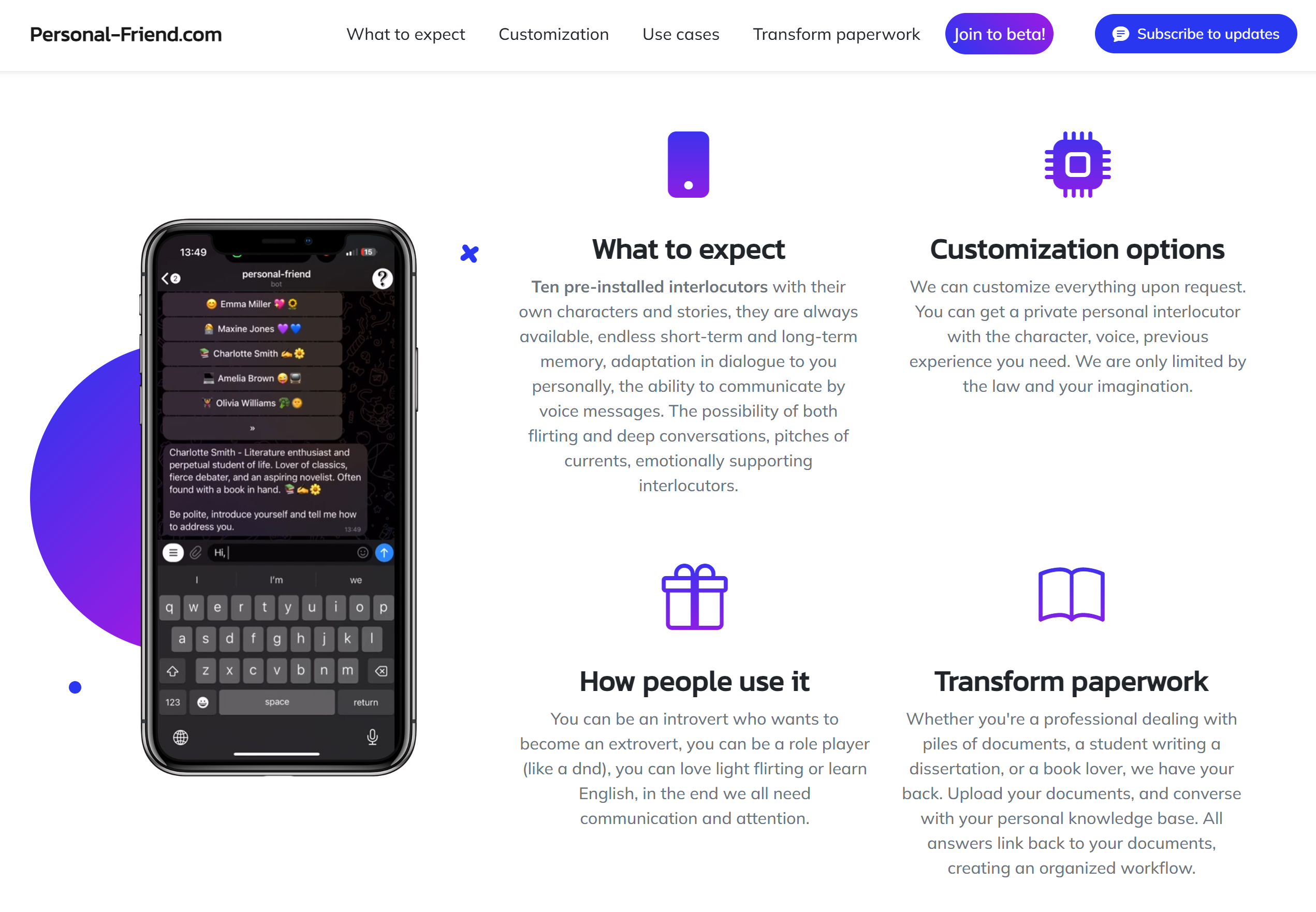 Personal-Friend.com - AI Friend is here! media 2