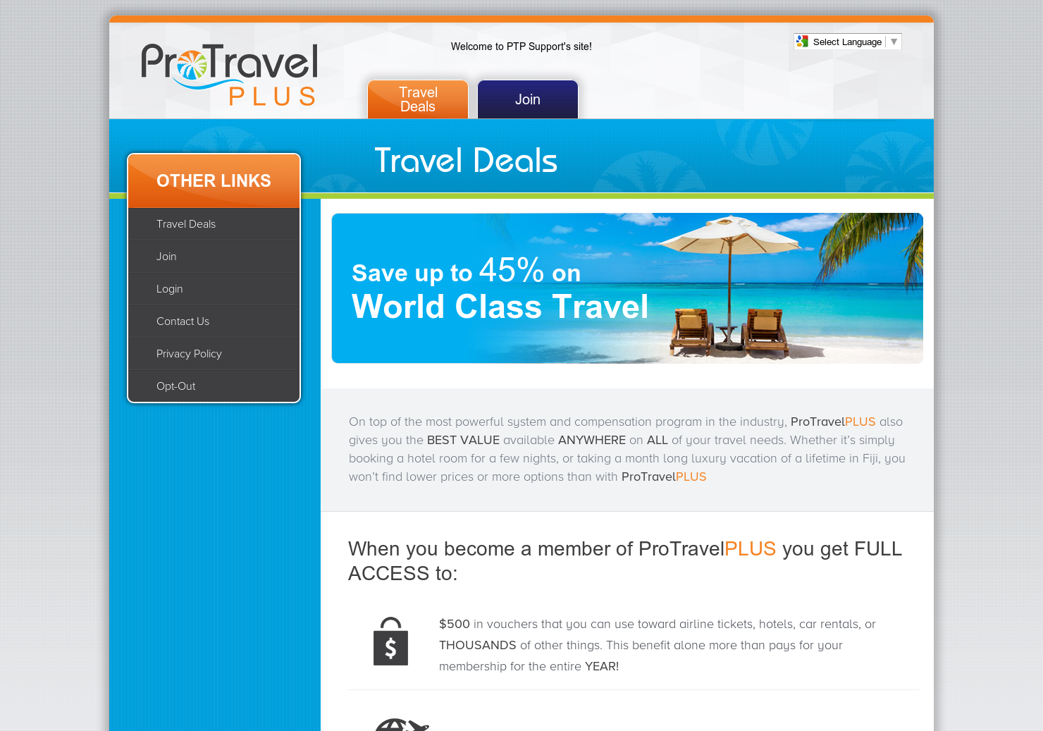 Pro Travel Plus