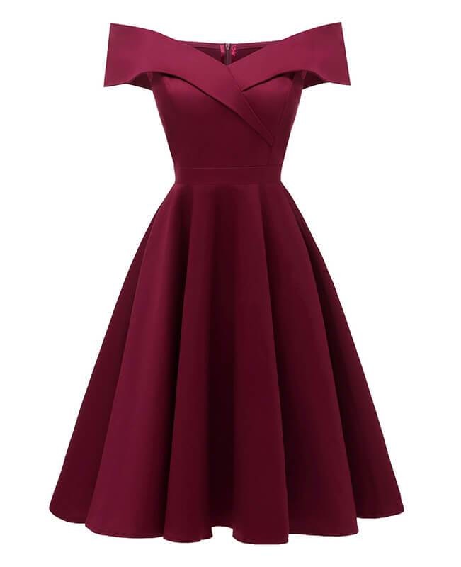 Sleeveless A-Line Cocktail Vintage Dress gallery image