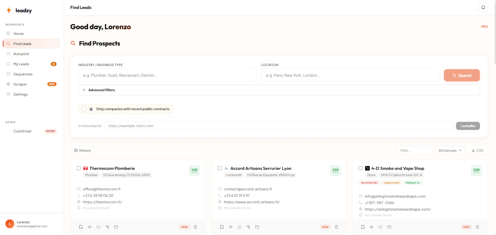 Leadzy screenshot 4