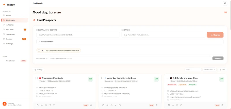 Leadzy screenshot 4