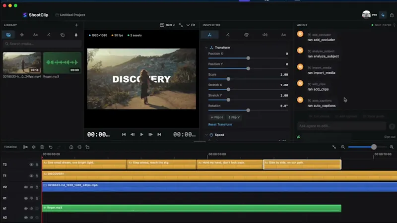 ShootClip screenshot 1 (video preview)