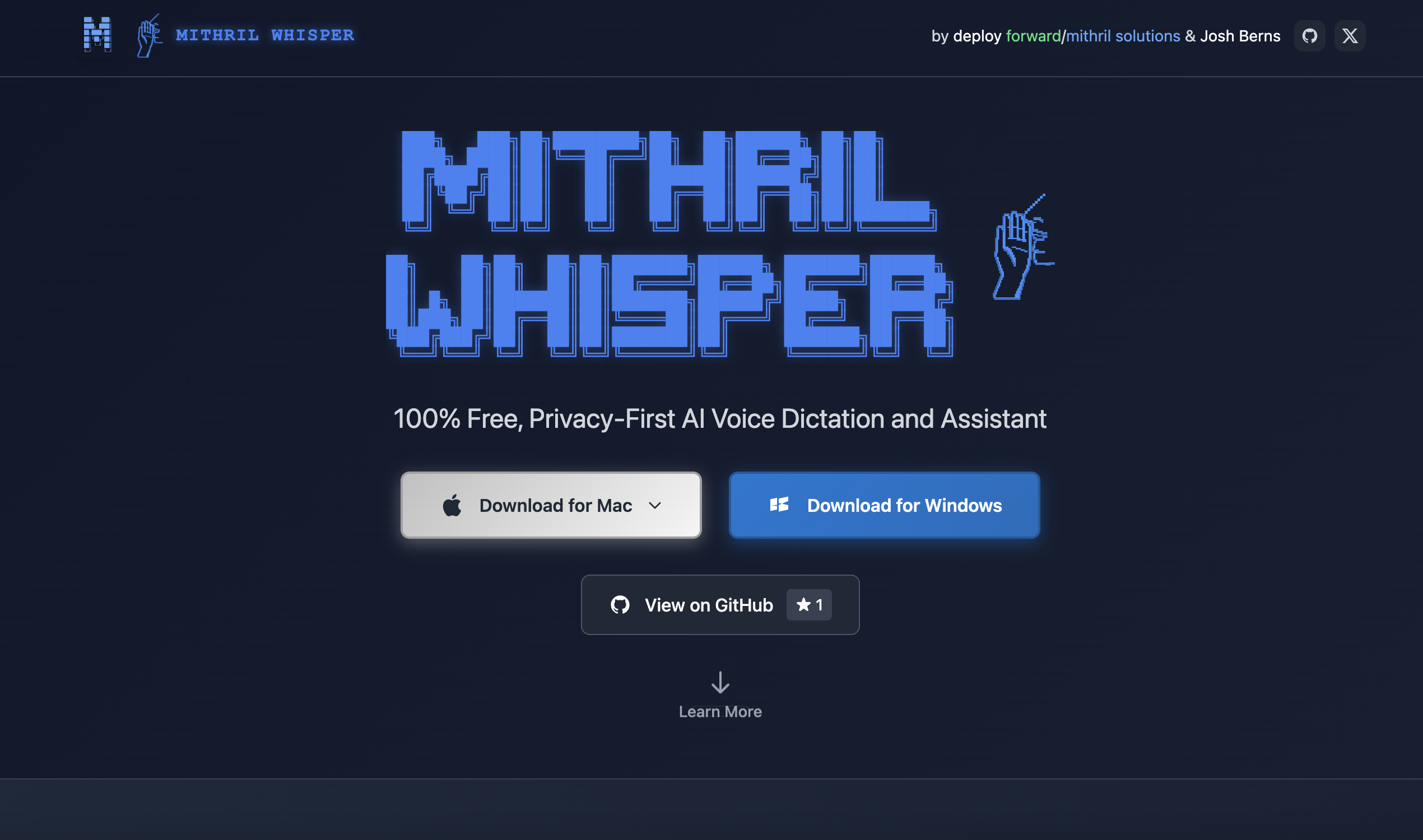Mithril susurro - Dicción de voz 100% gratuita, local y de código abierto media 2