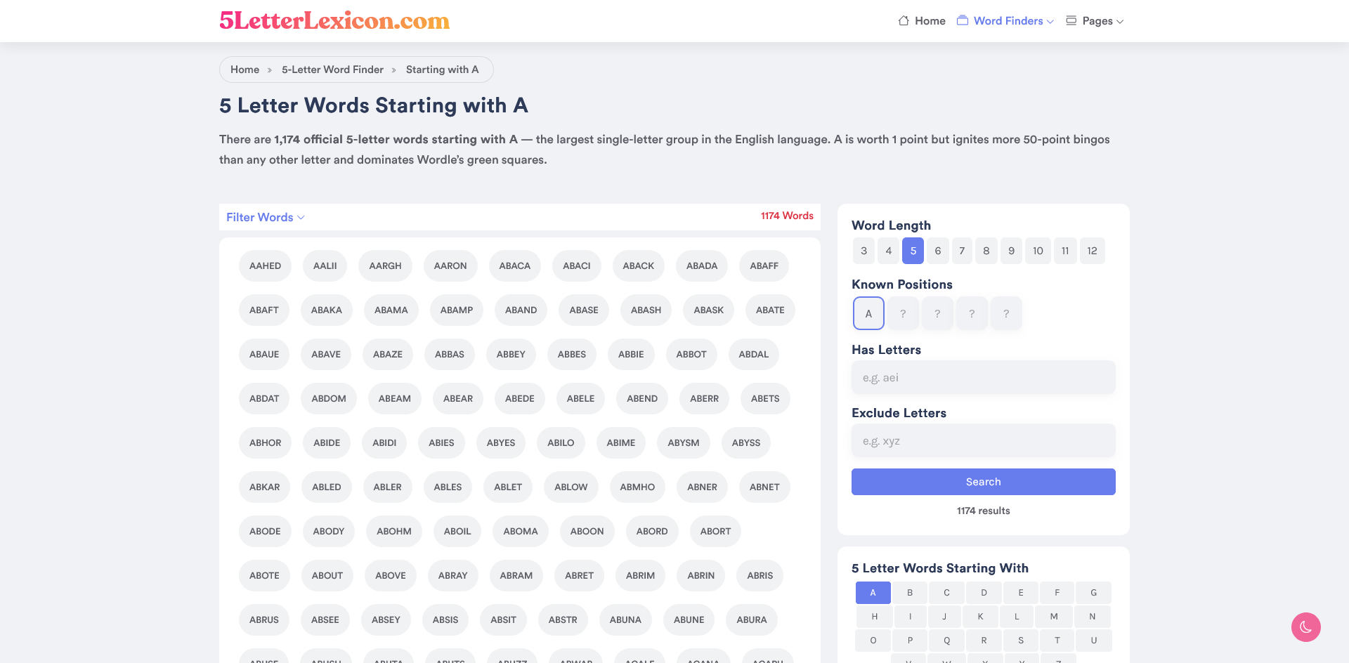 5 Letter Word Finder gallery image