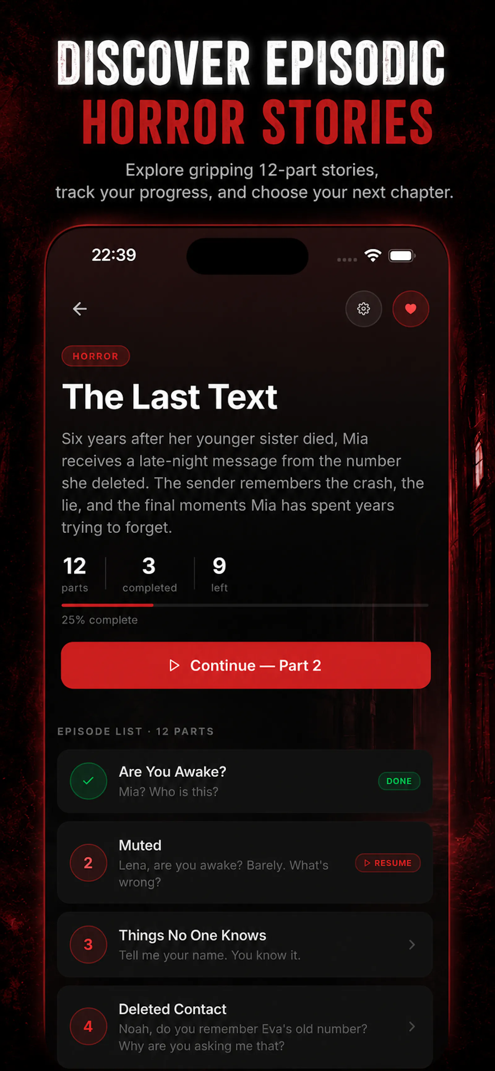 Horror Chat Stories screenshot 3