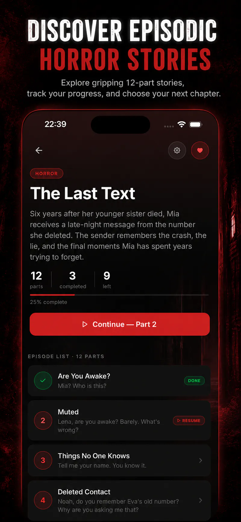 Horror Chat Stories screenshot 3