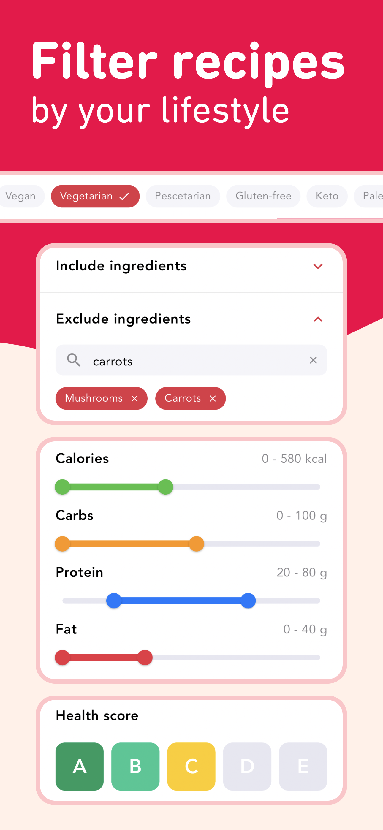 Comidas: su diario de comida simple media 8