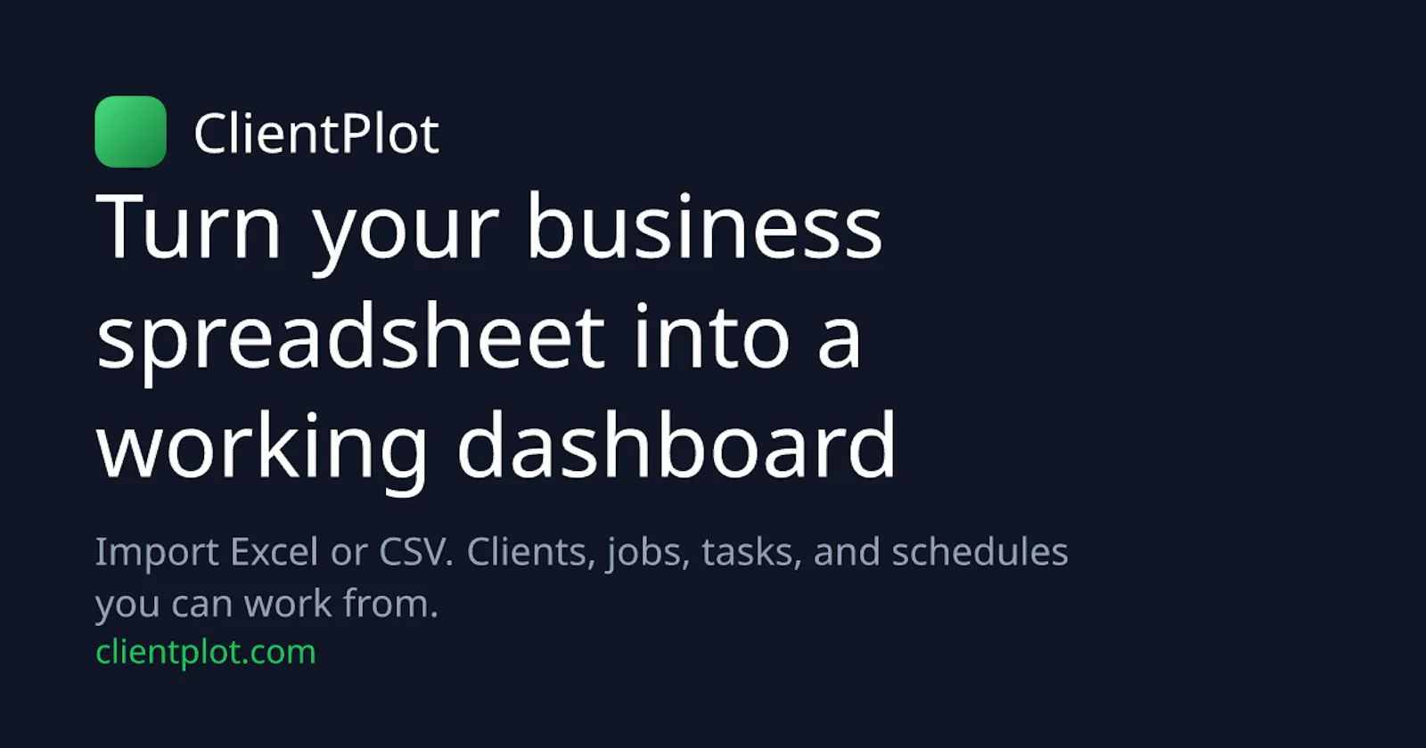 ClientPlot screenshot 1