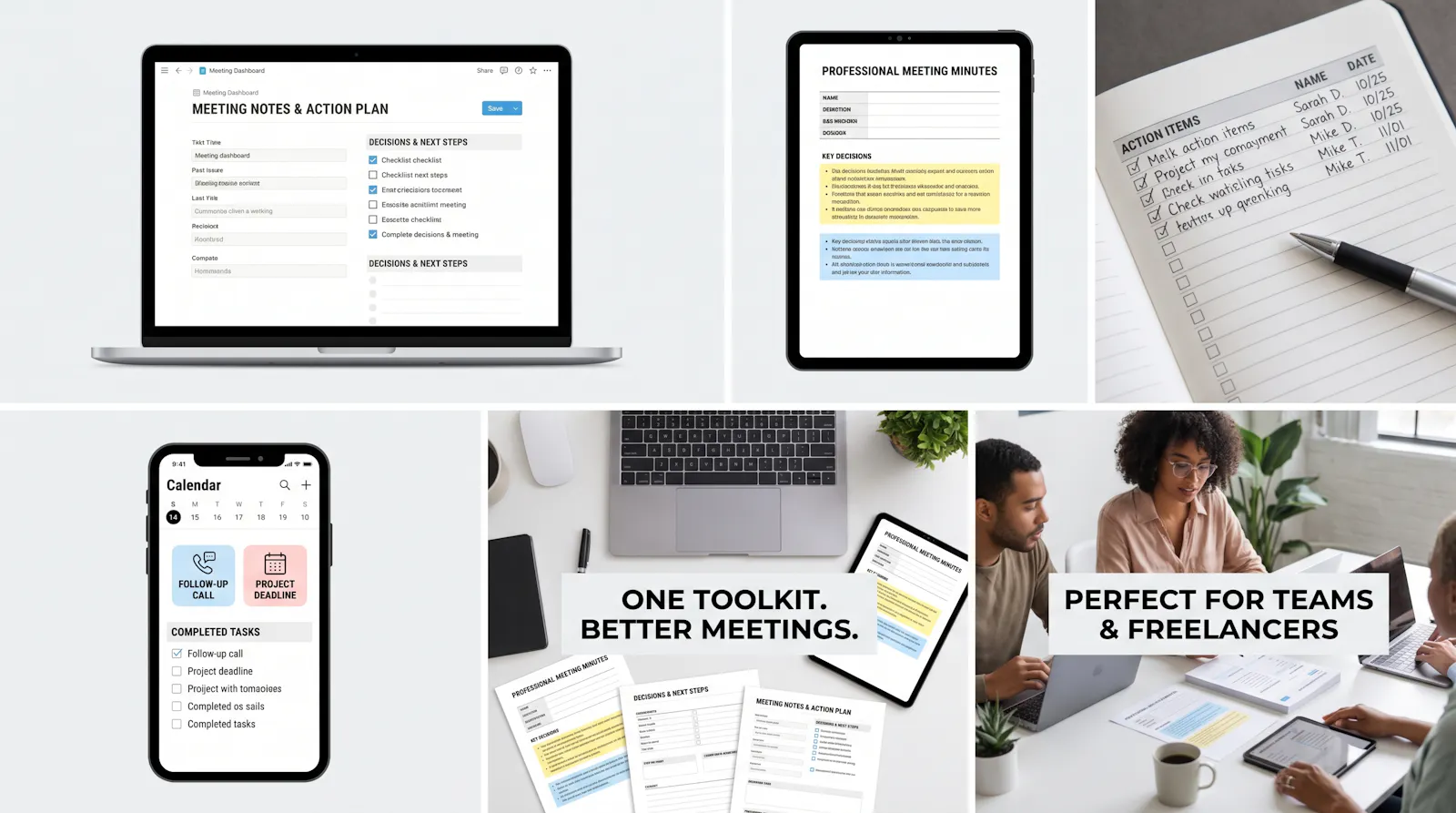 Complete Meeting Notes & Action Items screenshot 2