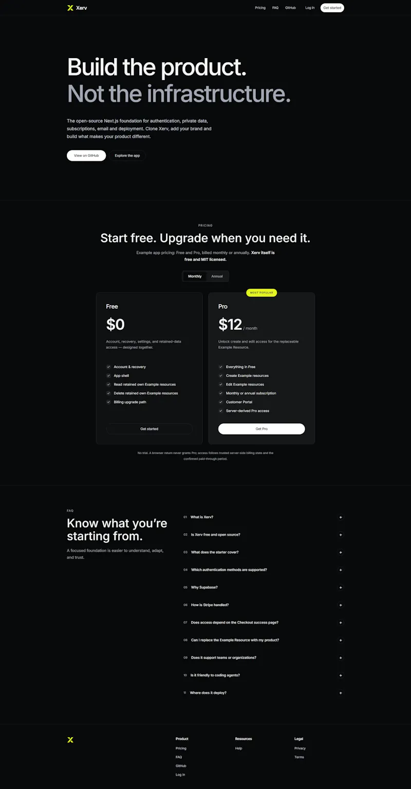 Xerv screenshot 2