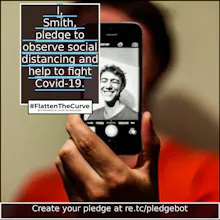 Pledge Bot Against Covid-19 gallery image