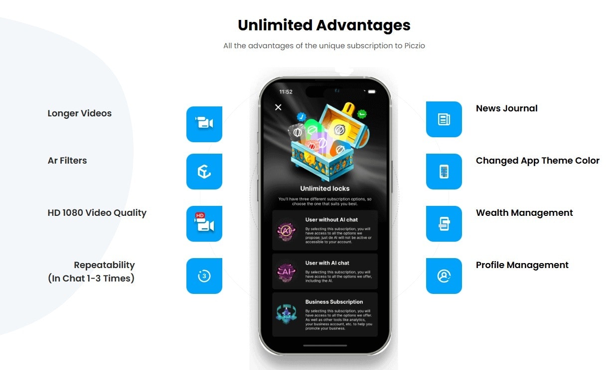 Piczio - Social Media Apps to Learn Earn - Screenshot 4 preview