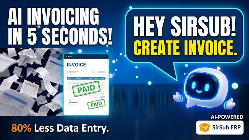 SirSub ERP screenshot 1 (video preview)