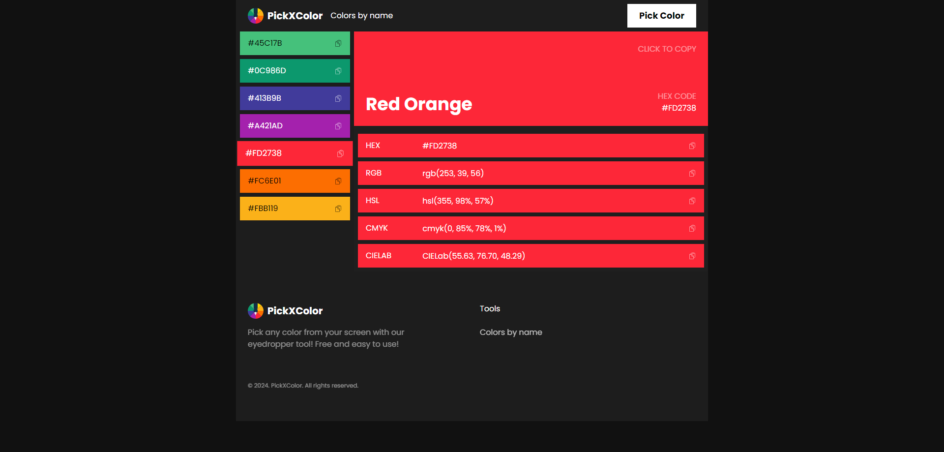 Pickxcolor - Een browserscherm kleurkiezer! media 2