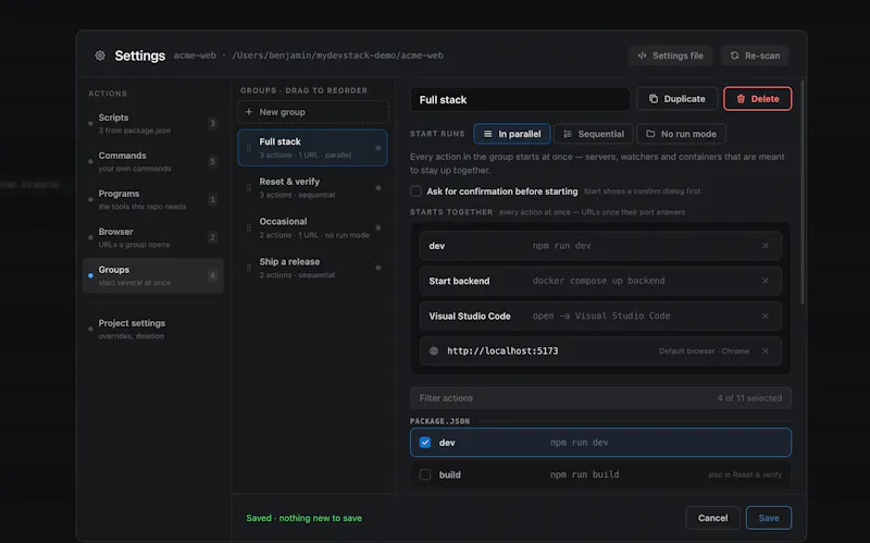 mydevstack screenshot 4
