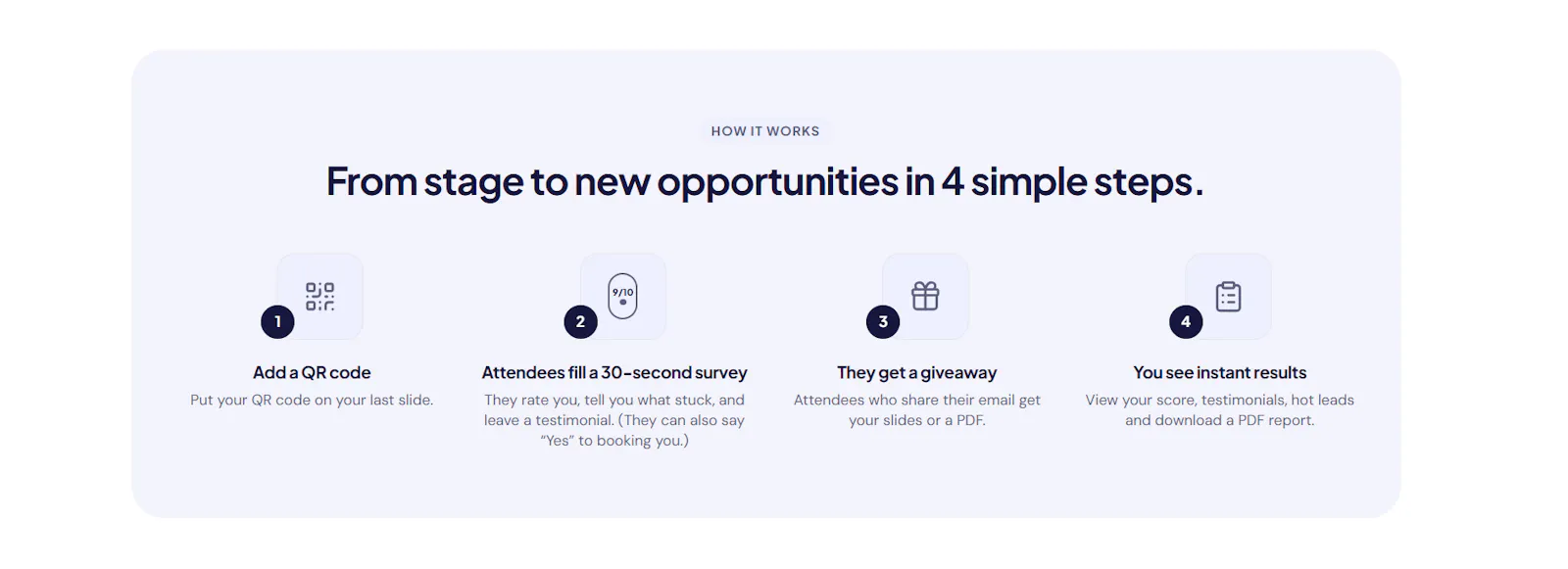 Turn your talks into real opportunities screenshot 3