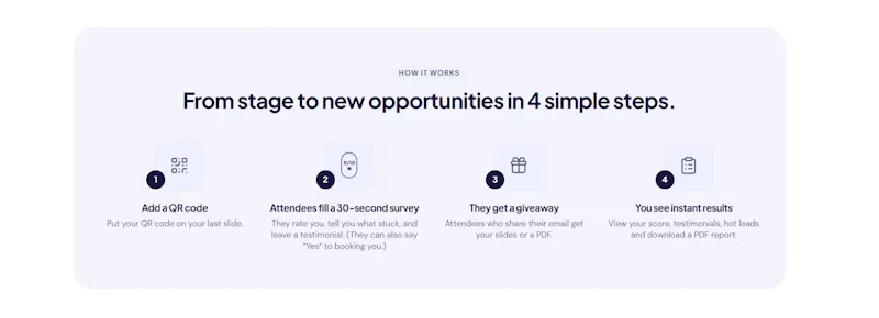 Turn your talks into real opportunities screenshot 3