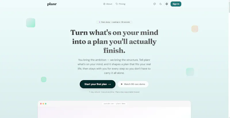 planr screenshot 2