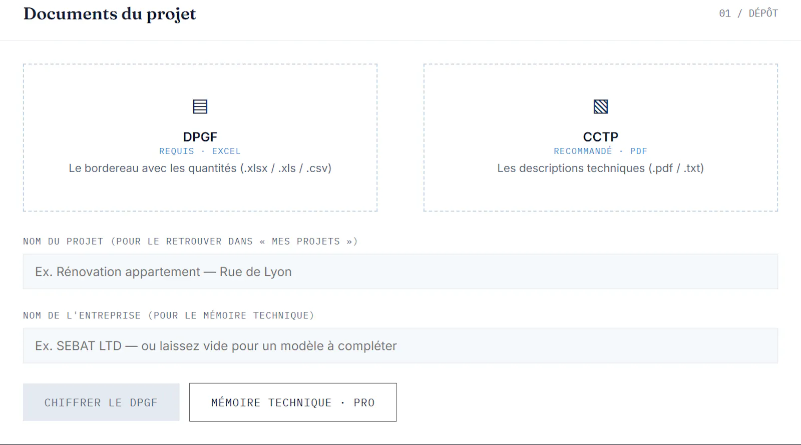 SEBAT · Le chiffrage BTP  screenshot 1