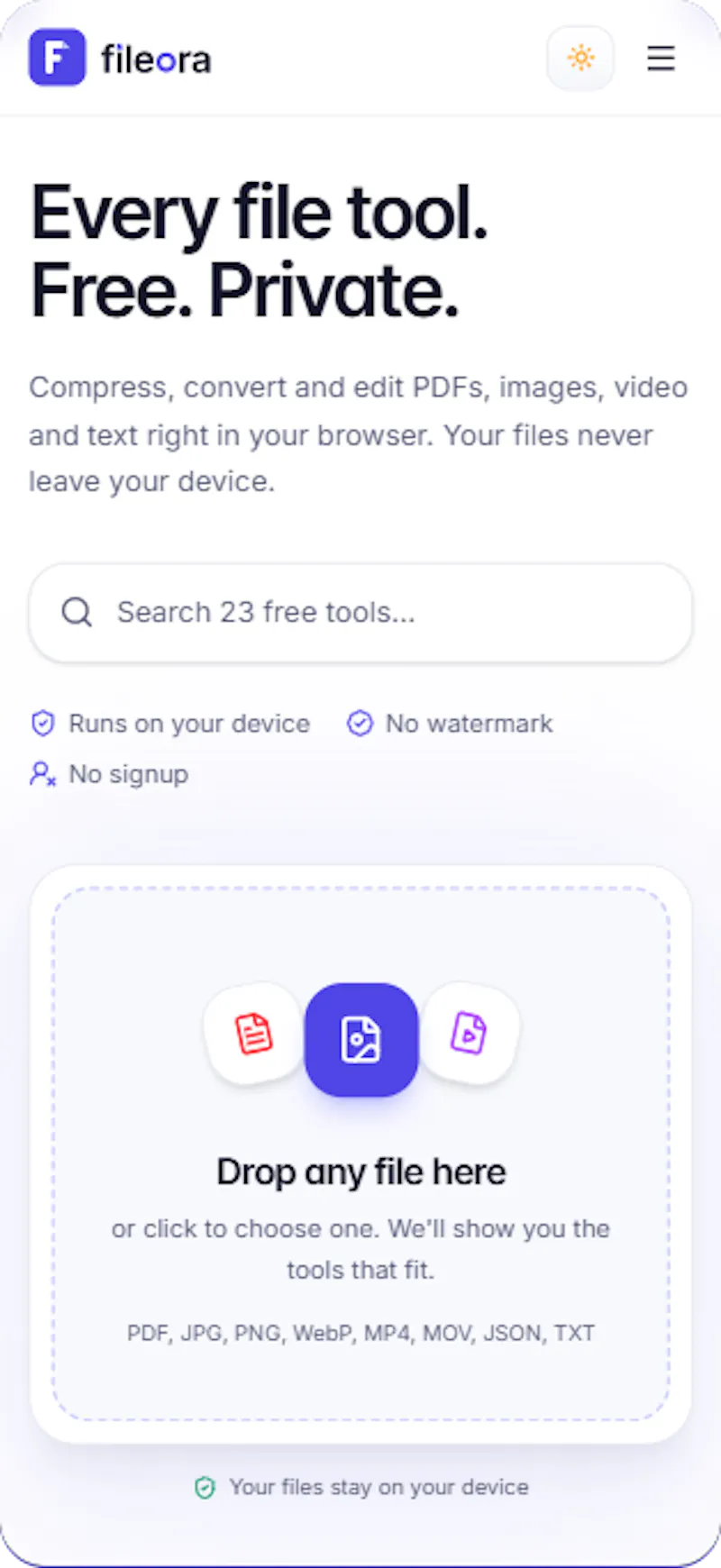 Fileora screenshot 3