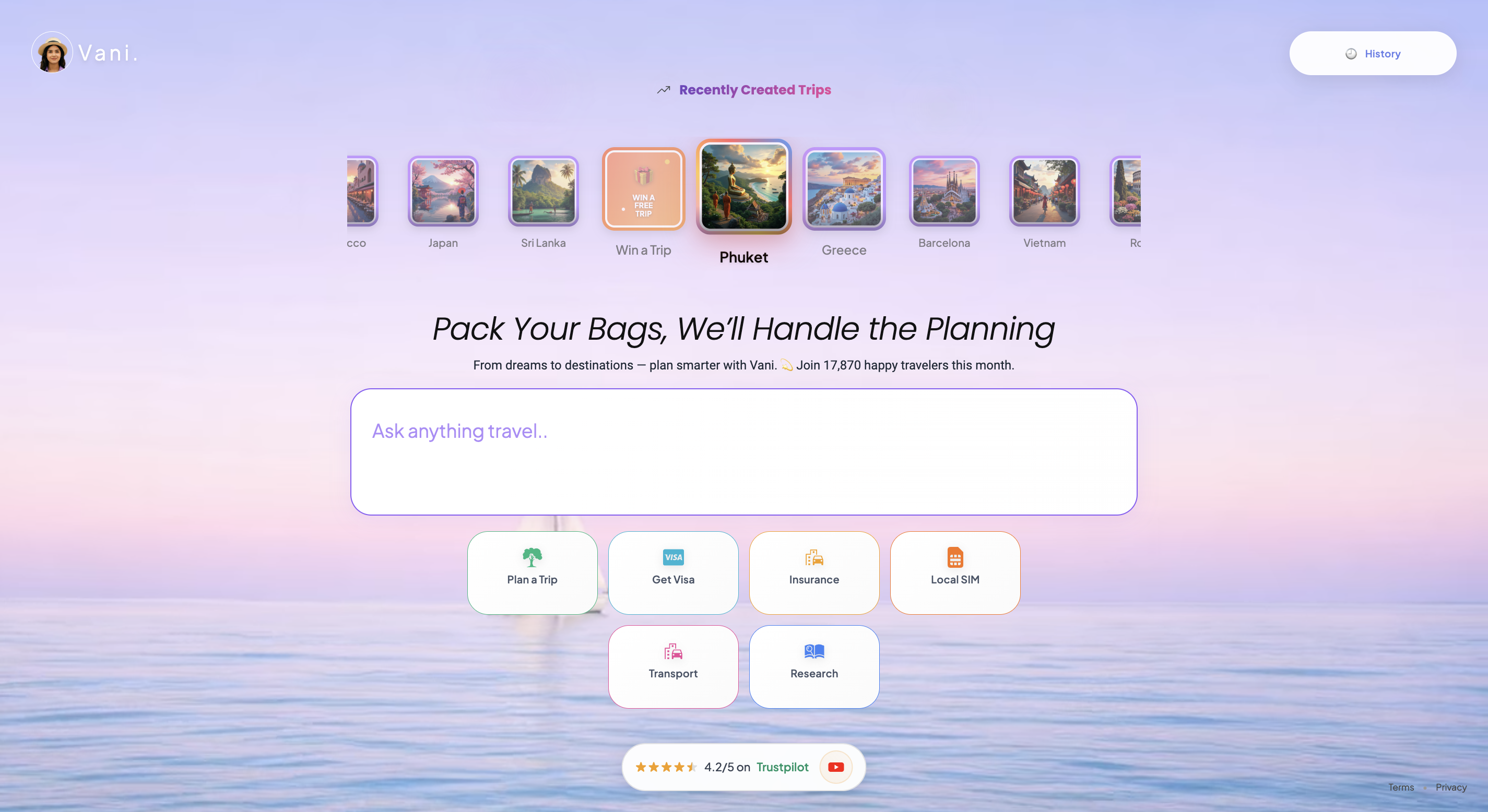 G8 Trip Planner AI gallery image
