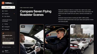 Tesla Roadster AI Video Generator gallery image