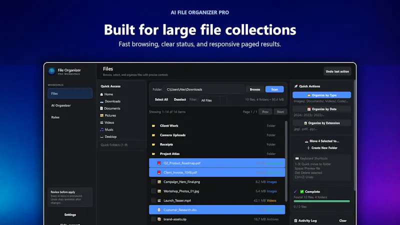 AI File Organizer Pro screenshot 4