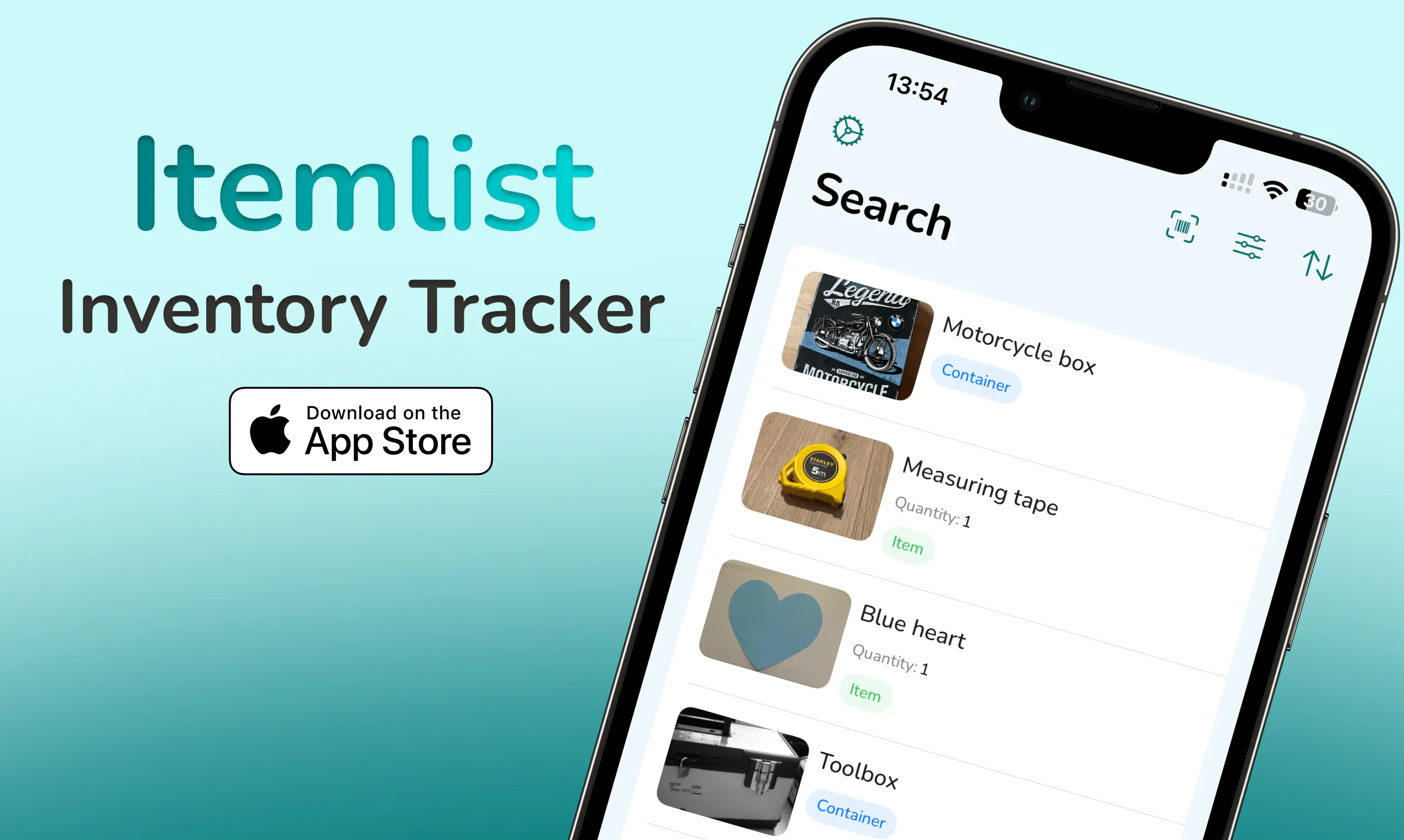 Inventory Tracker Itemlist gallery image