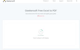 Geekersoft Free Excel to PDF media 1