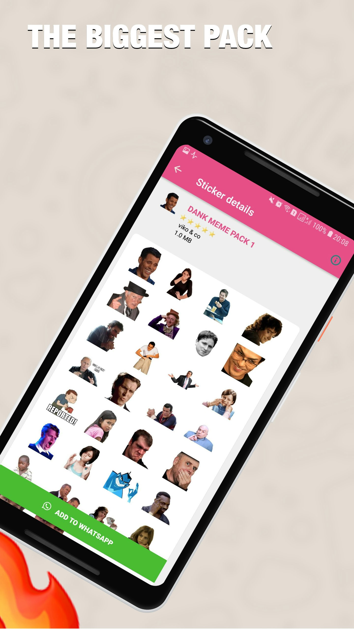 Dank memes sticker pack for WhatsApp gallery image