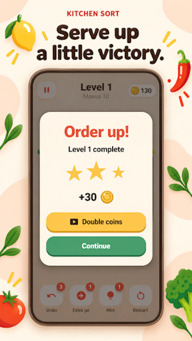 Kitchen Sort: Food Puzzle screenshot 3