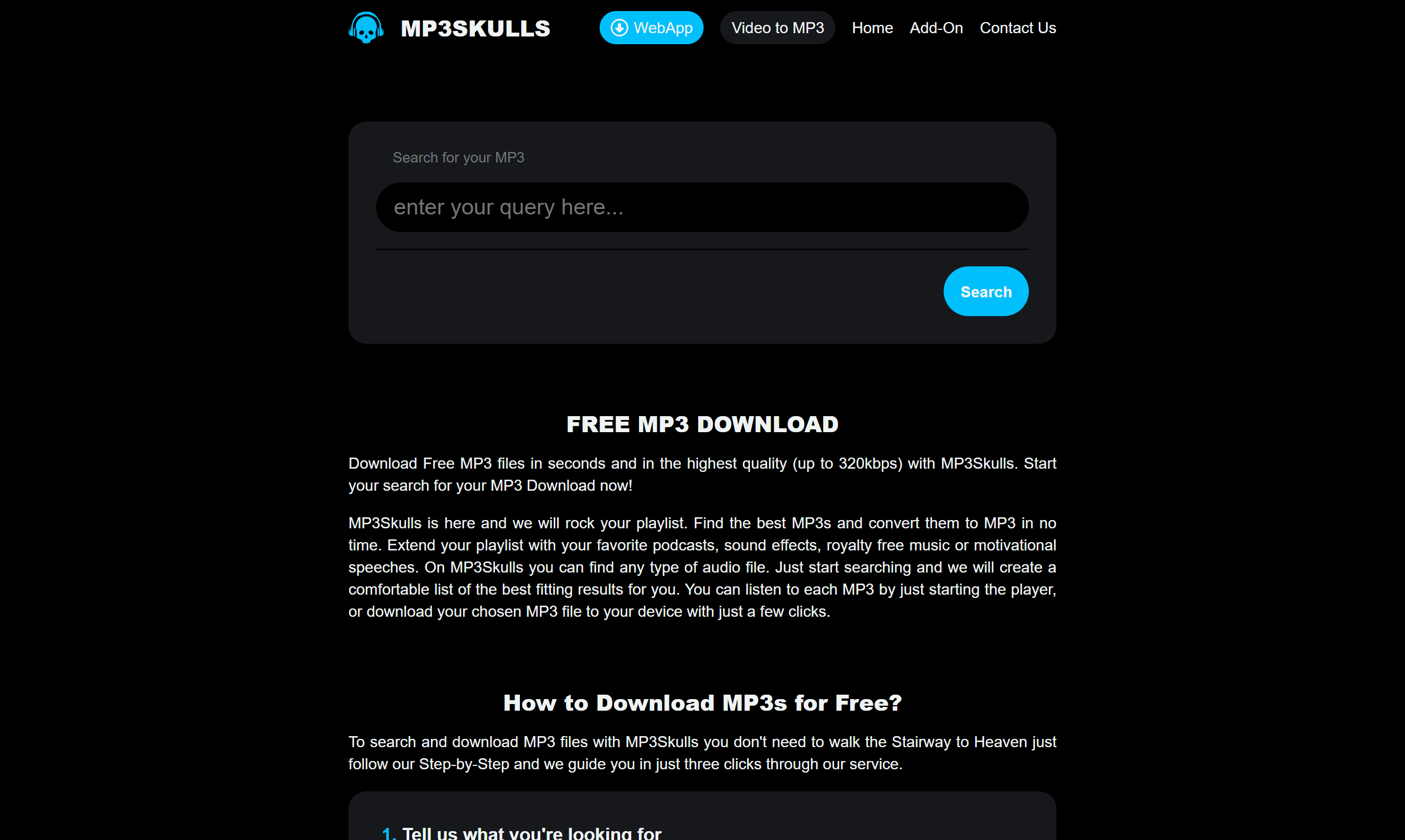 Mp3skulls - Bedava mp3 indir medya 1