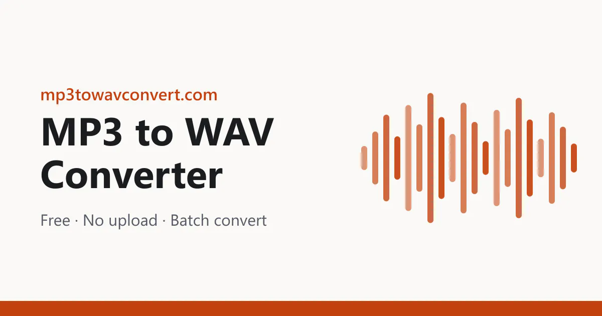 Mp3towavconvert gallery image
