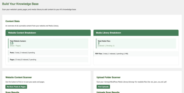 Aiohm - WordPress AI mit Dual-Mode-KB-Management Medien 4