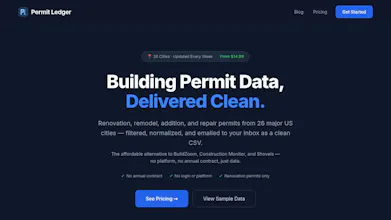Permit Ledger gallery image