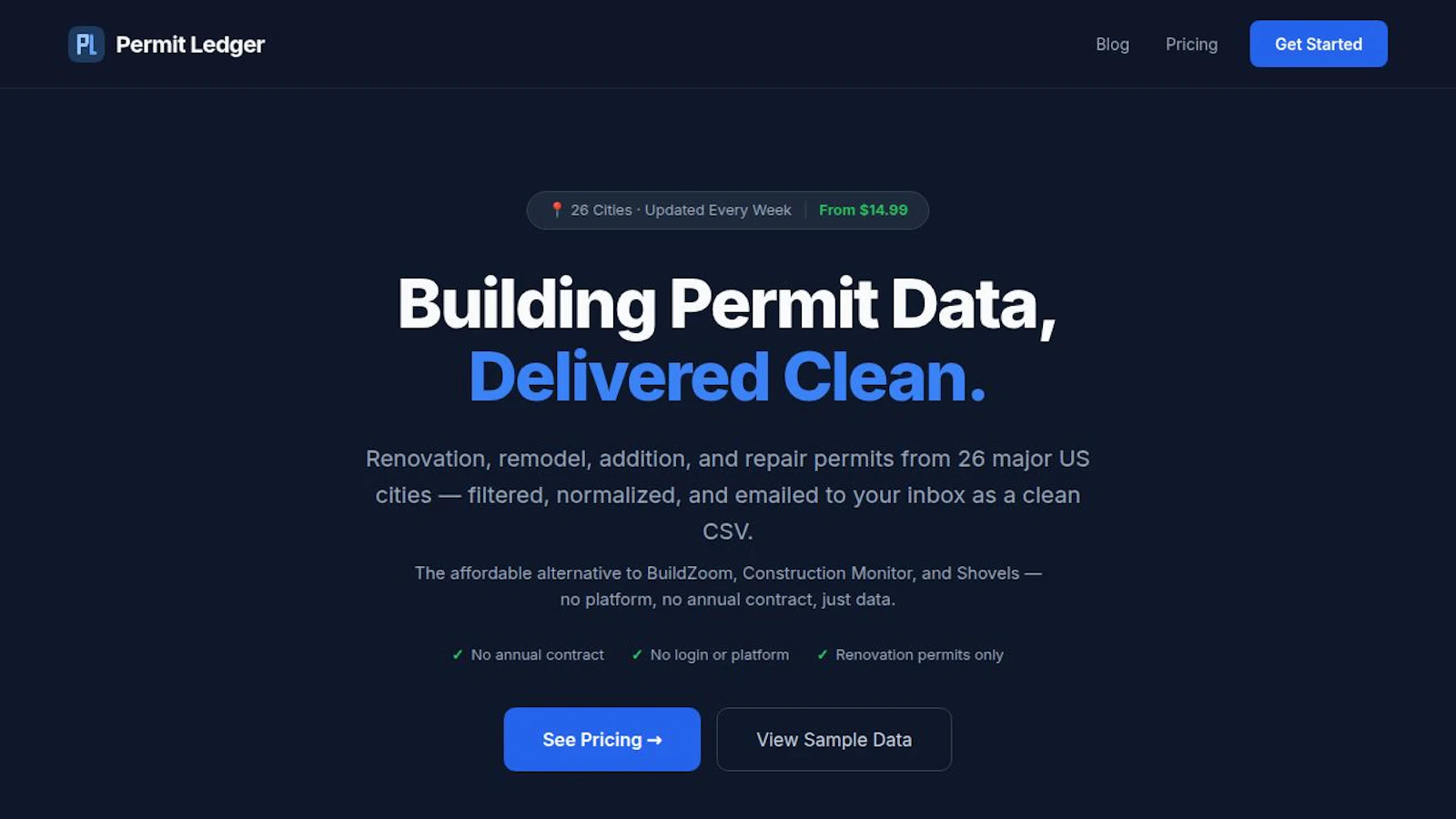 Permit Ledger screenshot 1