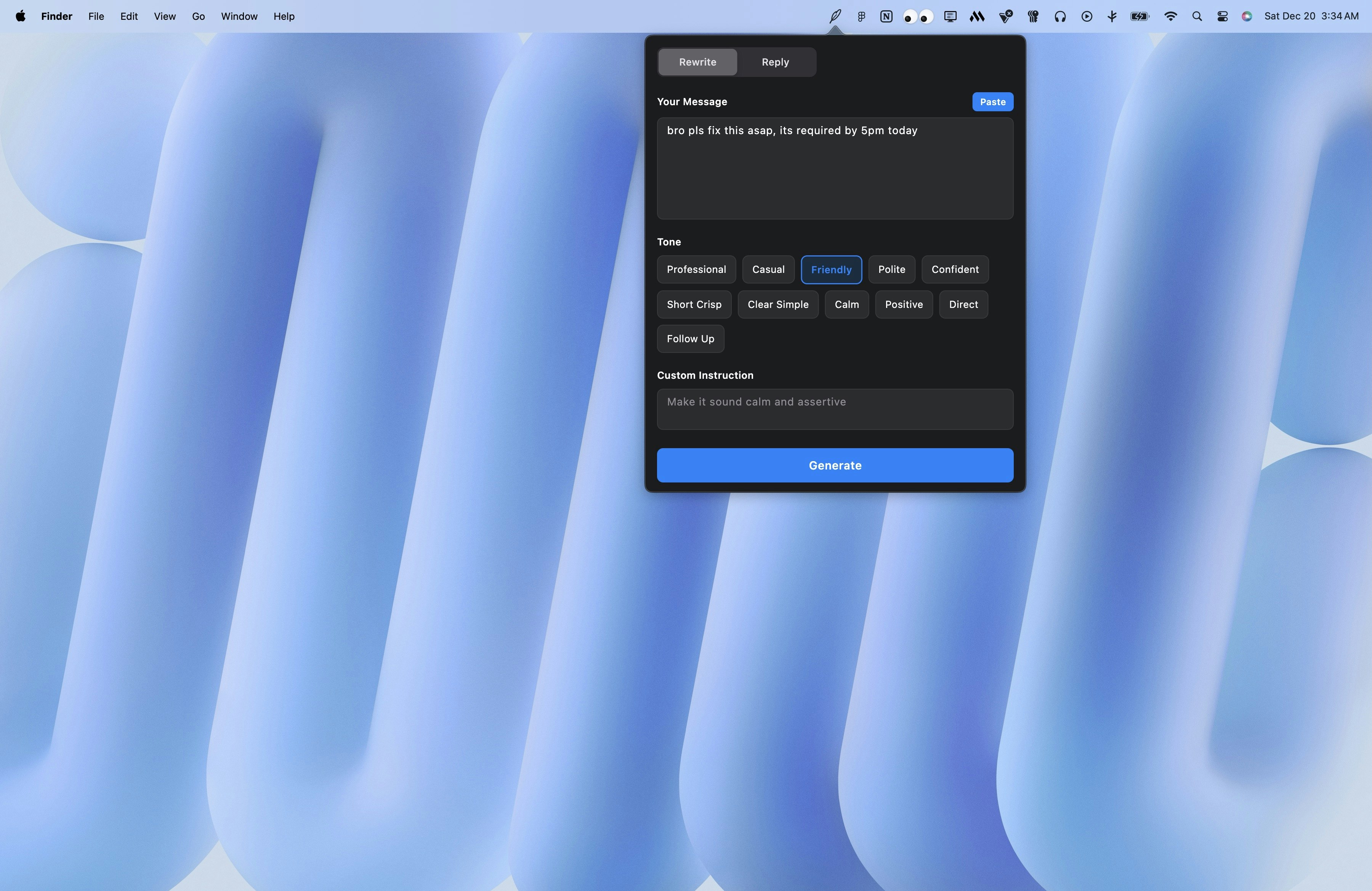 Reword - Screenshot 2 showing product features and functionality