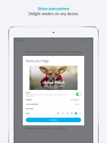 Adobe Spark Page gallery image