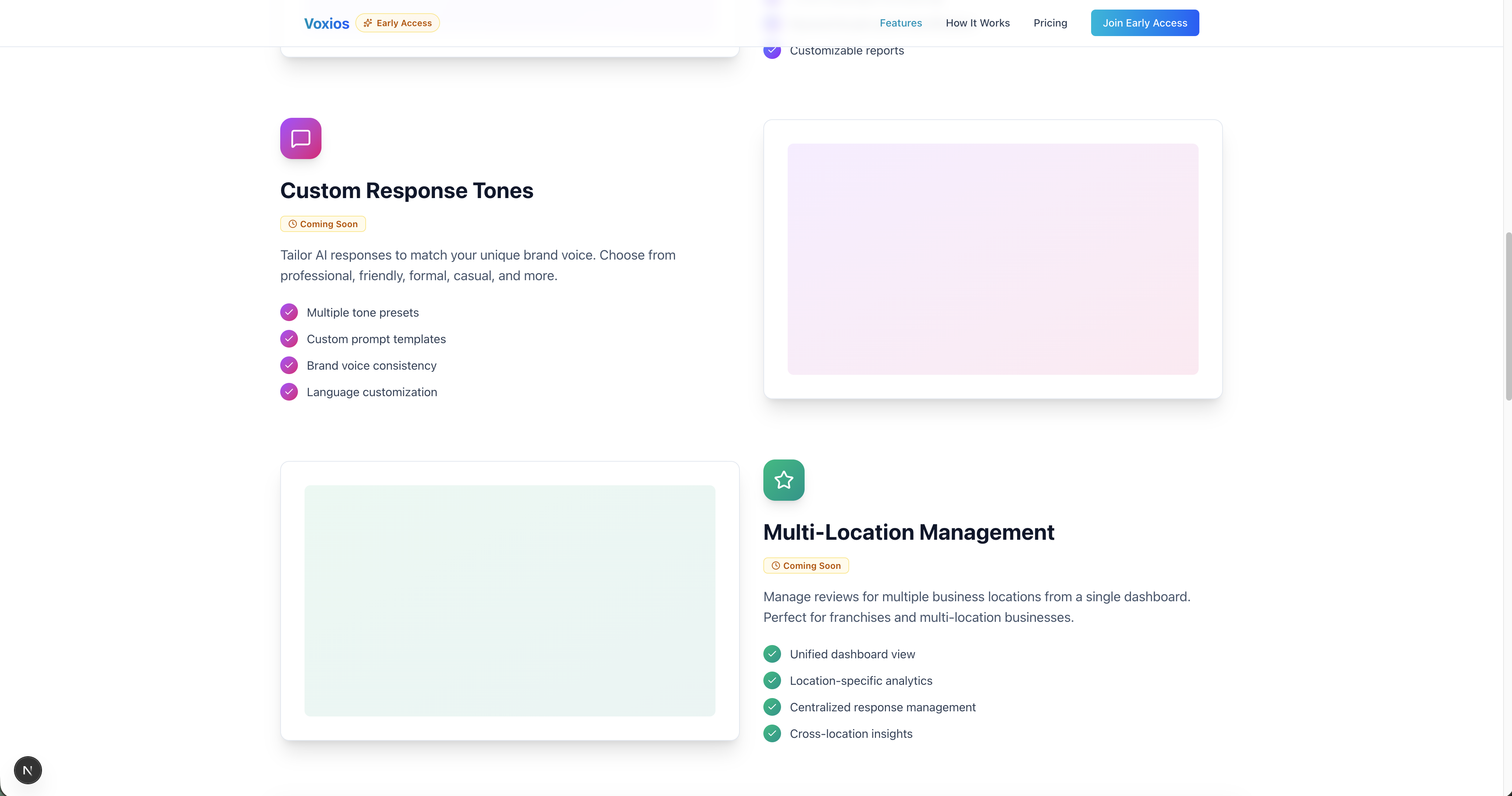 Voxios - Screenshot 3 showing product features and functionality