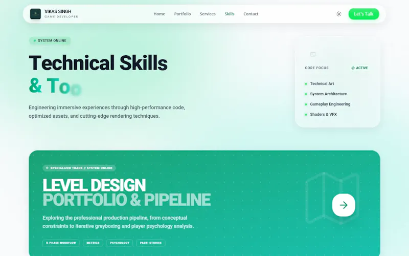Vikas Singh Portfolio screenshot 3