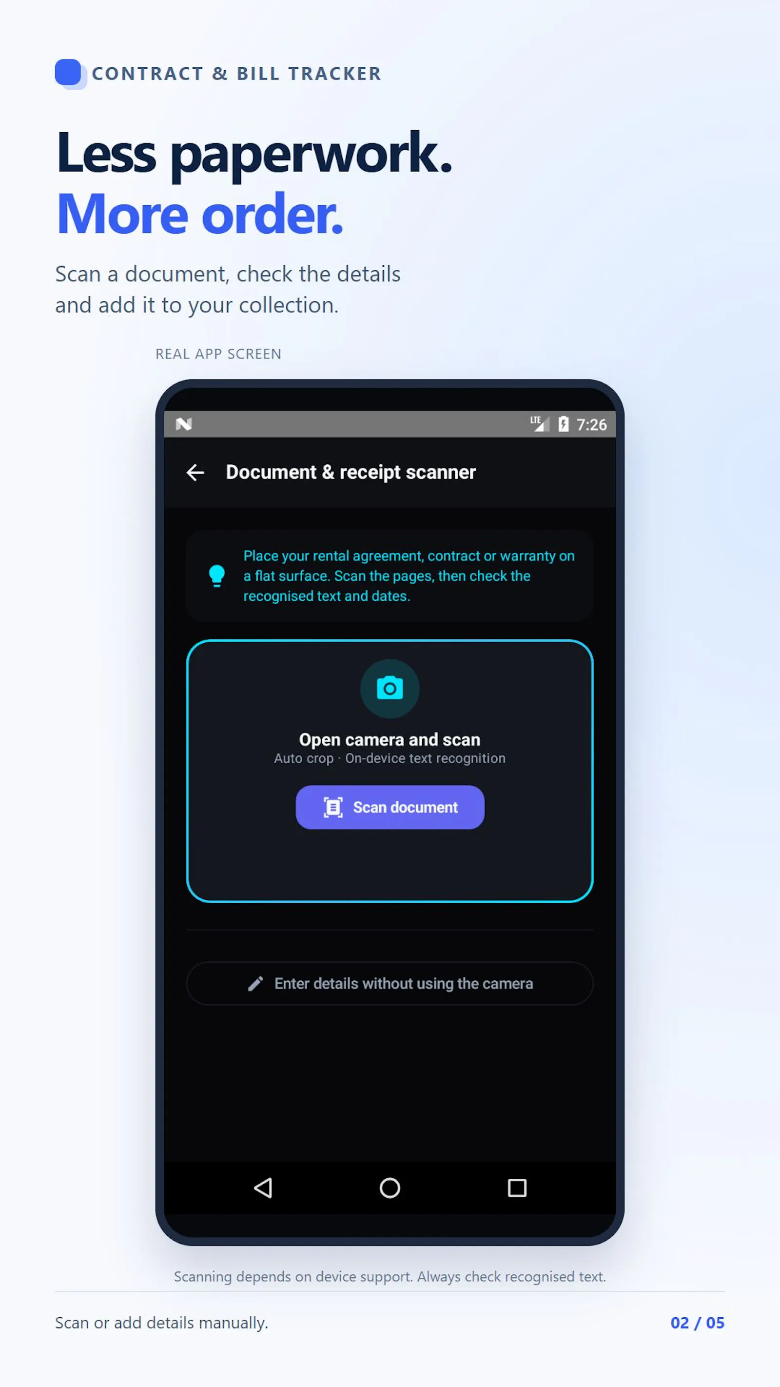 Bill & Contract Tracker screenshot 3