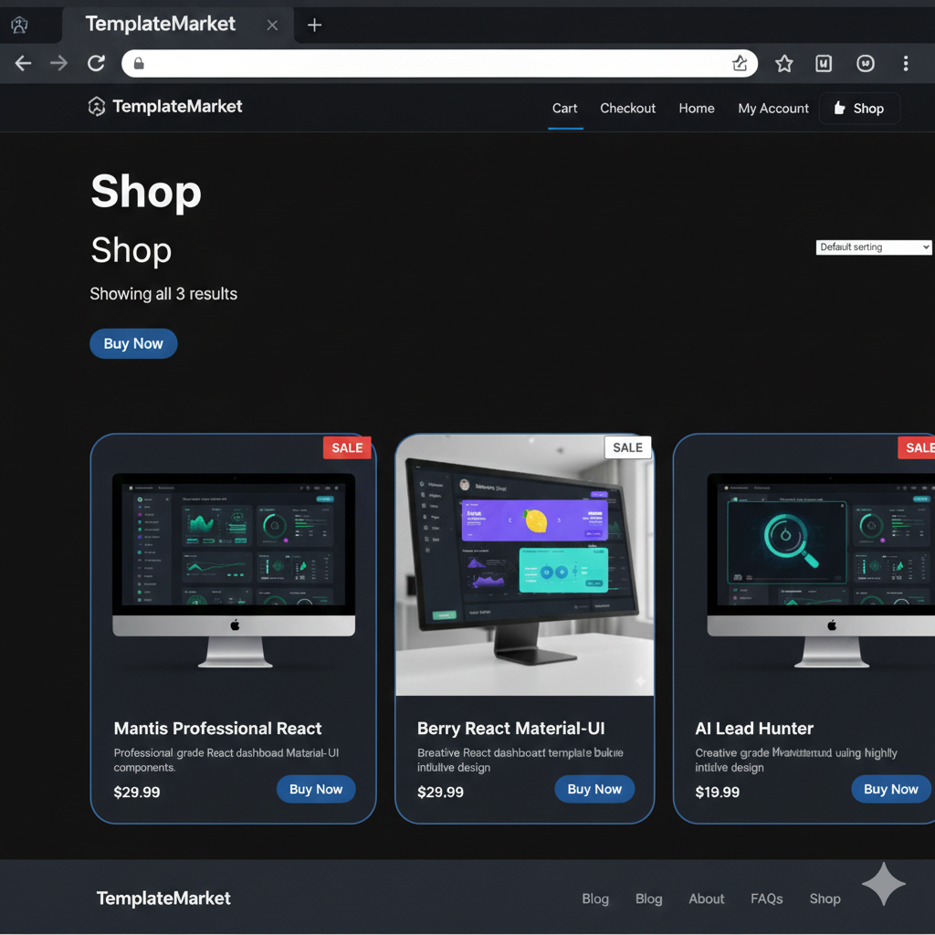Berry React Material-UI Admin Template. - Screenshot 2 showing product features and functionality