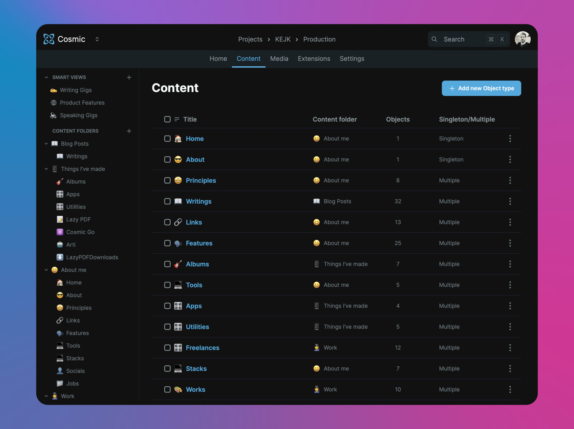 우주 2.0 - 헤드리스 CMS 및 API 툴킷 미디어 3