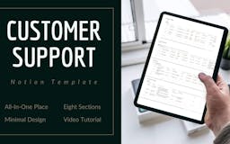 Notion Customer Support Template media 1